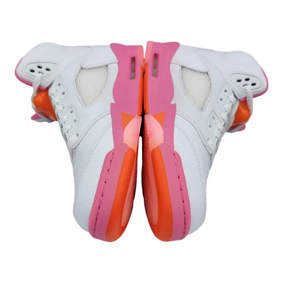 Jordan 5 Retro WNBA Pinksicle Safety Orange (GS) Size 5.5Y
